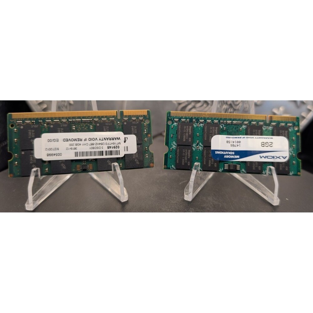 2× Apple Notebook RAM Lot 4GB + 2GB (6GB Total) – Parts Only As‑Is No Returns